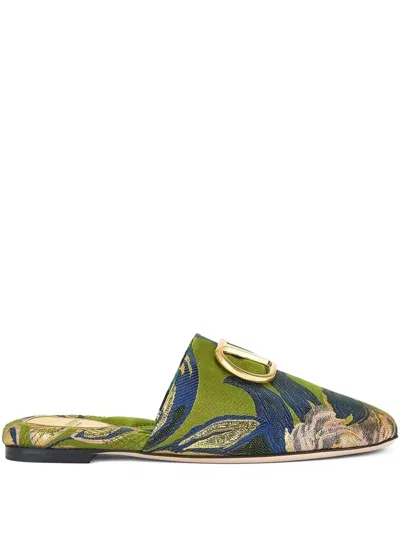 Valentino V Logo Signature Slipper In Multi