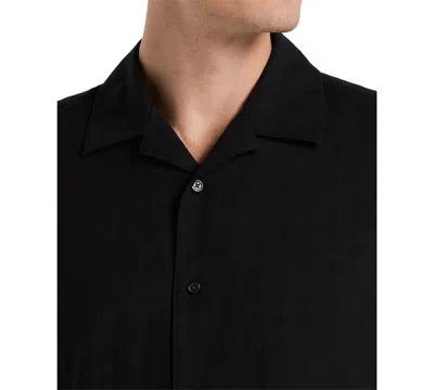 Perry Ellis Men's Dobby Plaid Shirt