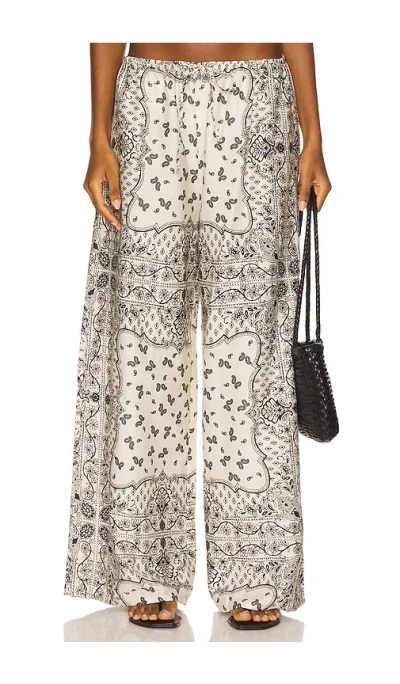 Montce Drawstring Wide Leg Pant