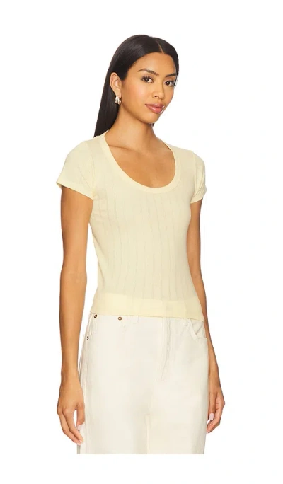 Vir Vita Scoop Pointelle Tee