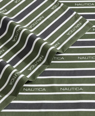 Nautica Closeout!  Printed Cooling Microfiber 3-pc. Sheet Set, Twin Xl