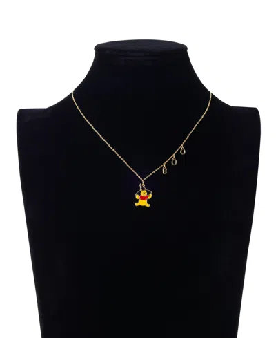 Disney Winnie The Pooh Witch Hat Halloween Pendant Necklace