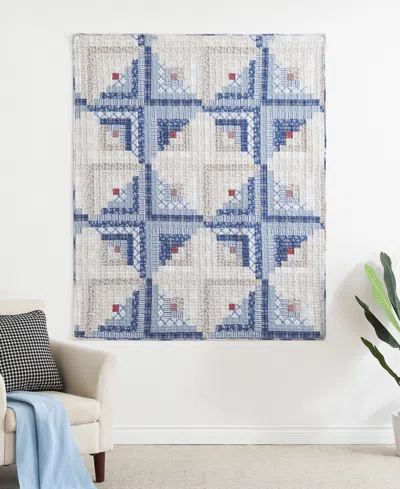 Greenland Home Fashions Cotton Reversible Quilted Throw, 50" X 60"