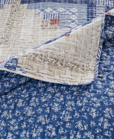 Greenland Home Fashions Cotton Reversible Quilted Throw, 50" X 60"