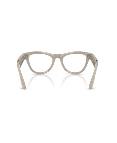 Ray Ban Ray-ban Meta Skyler Cat Eye Ai Glasses, 52mm