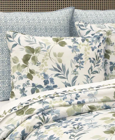 Royal Court Evergreen Botanical Leaf 4-pc. Comforter Set, Full