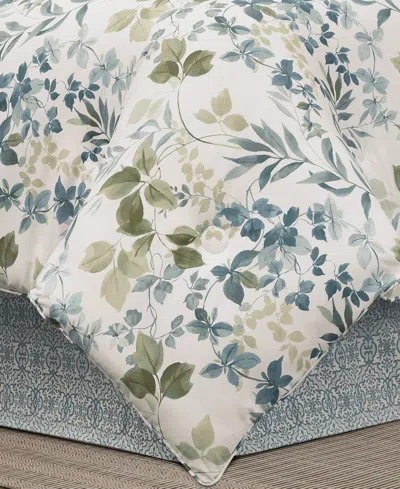 Royal Court Evergreen Botanical Leaf 4-pc. Comforter Set, Full