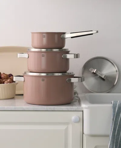 Zwilling Pure Stainless Steel 6-piece Pot Set