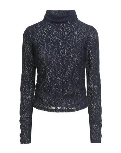 High Tech Woman Top Navy Size L Polyamide, Elastane In Blue