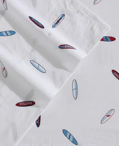 Nautica Printed 200-thread Count Cotton Percale 4-pc. Sheet Set, Full
