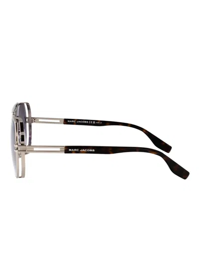 Marc Jacobs Geometric-frame Sunglasses In Blue