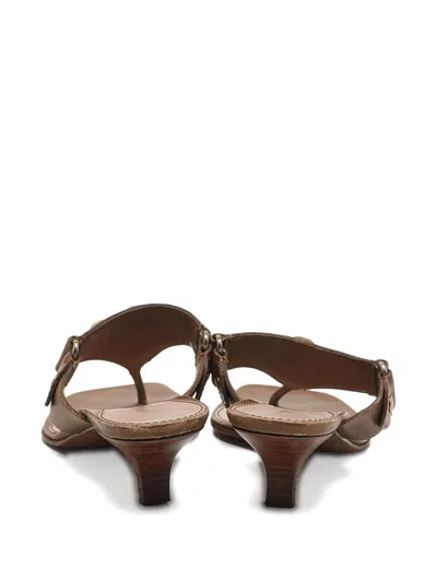 Pre-owned Prada Studded Leather Sandals