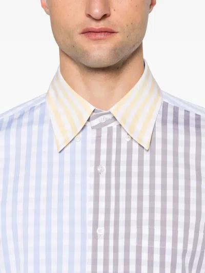 Thom Browne Gingham-check Poplin Shirt In Multi