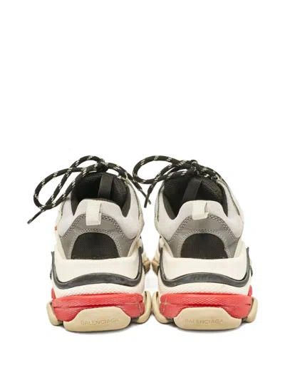 Pre-owned Balenciaga Metallic Mesh Sneakers