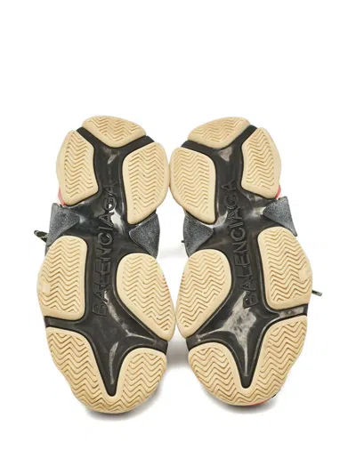 Pre-owned Balenciaga Metallic Mesh Sneakers