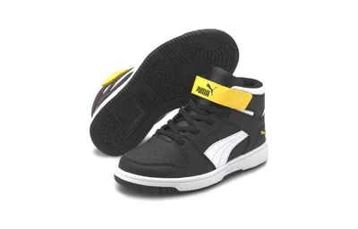 Puma (ps)  Rebound Lay-up Sl Leisure Board Shoes Black/yellow In Multi
