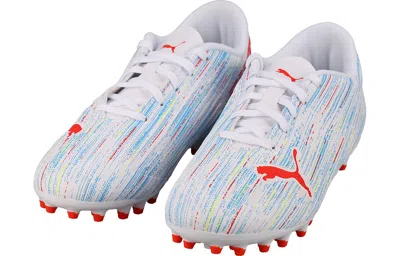 Puma (ps)  Ultra 4.2 Mg Jr Soccer Shoes K 'white Red Blue'