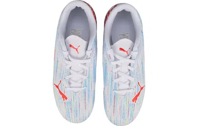 Puma (ps)  Ultra 4.2 Mg Jr Soccer Shoes K 'white Red Blue'