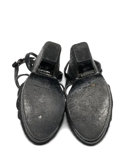 Pre-owned Balenciaga Espadrille Wedge Sandals