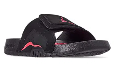 Air Jordan (gs)  Hydro Vi Retro Infrared Black Red Sports Slippers 'black Infrared 23'