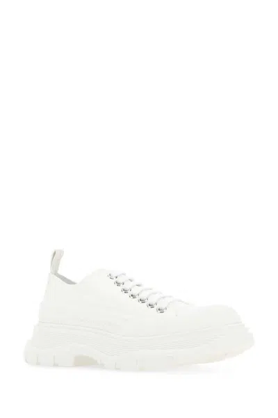 Alexander Mcqueen Tread Slick Sneakers In White