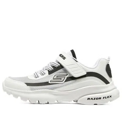 Skechers (gs)  Razor Flex 'white Black Grey'