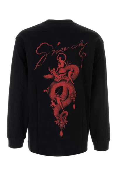 Givenchy Graphic Crewneck T-shirt Front Back Print