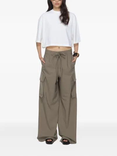 Rohe Tie-waist Cargo Trousers In Gray