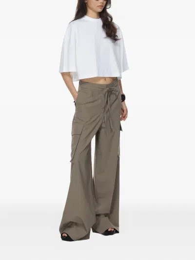 Rohe Tie-waist Cargo Trousers In Gray