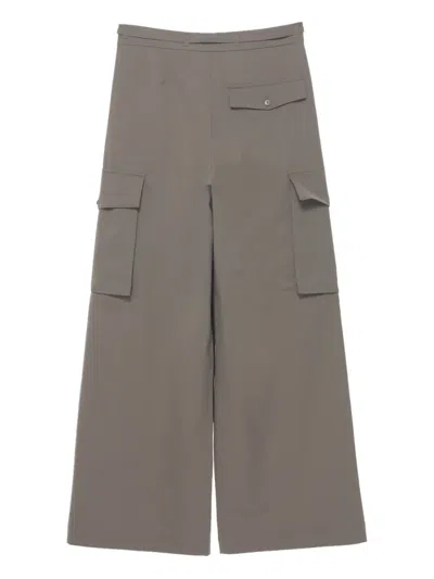 Rohe Tie-waist Cargo Trousers In Gray