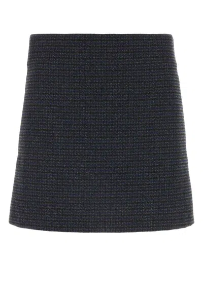 Philosophy Di Lorenzo Serafini Embroidered Polyester Mini Skirt In Black