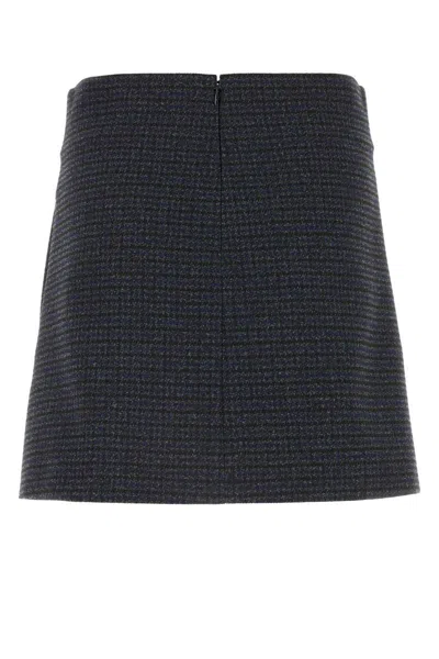Philosophy Di Lorenzo Serafini Embroidered Polyester Mini Skirt In Black