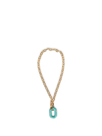 Rabanne Chain Long Necklace In Gold