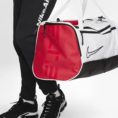 Nike Elite Basketball Duffel Bag 'white Black University Red'