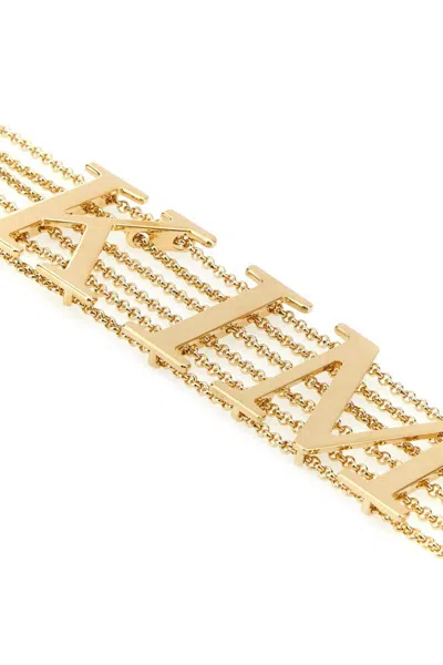 Dolce & Gabbana Gold Metal Chocker In Gold