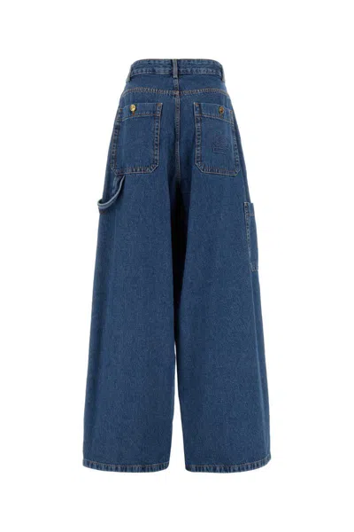 Etro Jeans Wide Leg In Blue
