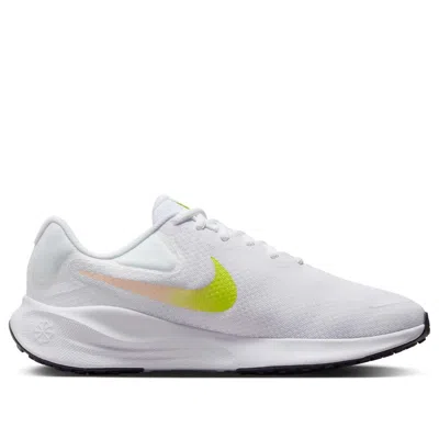Nike (wmns)  Revolution 7 Wide 'white Cyber Crimson Tint' In Gray