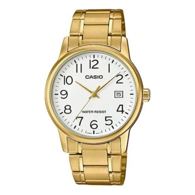Casio Men's  Standard Series Classic Retro Small Mens Gold Analog In Gold