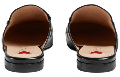 Gucci (wmns)  Princetown Embroidered Leather Slipper 'black'