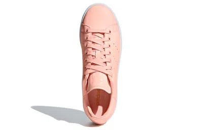 Adidas Originals (wmns) Adidas Stan Smith New Bold Hk 'clear Orange' In Pink