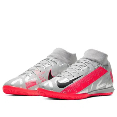 Nike Mercurial Superfly 7 Academy Ic 'metallic Grey Crimson'