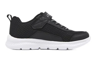 Skechers (gs)  Comfy Flex 2.0 'black White' In Black