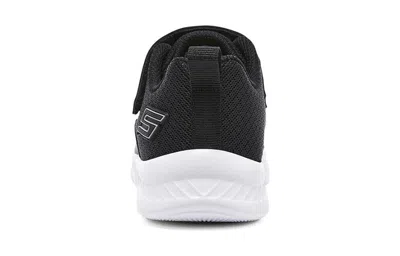 Skechers (gs)  Comfy Flex 2.0 'black White' In Black