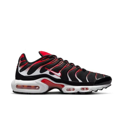Nike Air Max Plus 'black Whiteuniversity Red' In Black