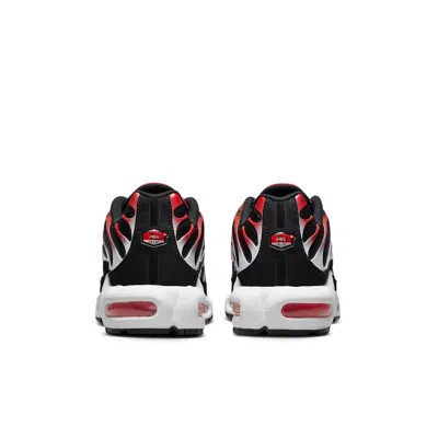 Nike Air Max Plus 'black Whiteuniversity Red' In Black