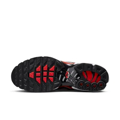 Nike Air Max Plus 'black Whiteuniversity Red' In Black