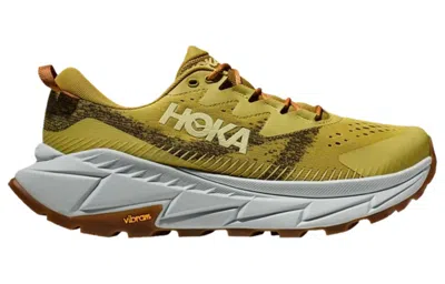 Hoka One One Skyline 'golden Lichen' In Green