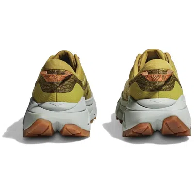 Hoka One One Skyline 'golden Lichen' In Green
