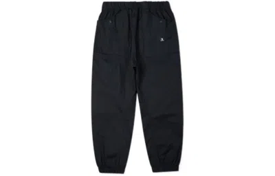 Converse Elevated Woven Pants 'black' In Blue