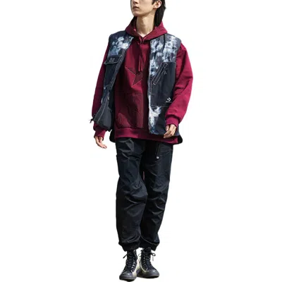 Converse Elevated Woven Pants 'black' In Blue